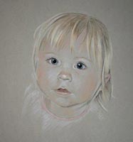 pastel portrait of elanor rose